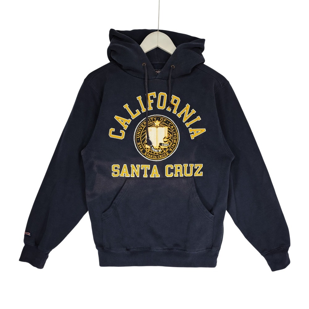 UC Santa Cruz Jansport Hoodie Navy Blue College Sweatshirt Size XS